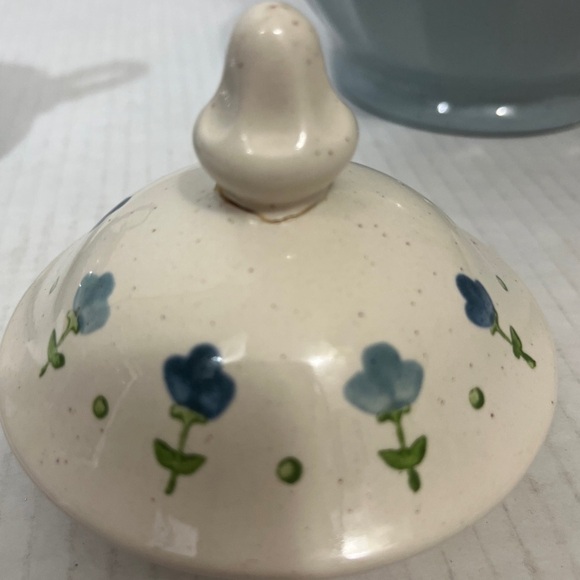 RARE Metlox Vernon Ware True Blue Tea/Coffee Pot With Lid - Picture 6 of 7